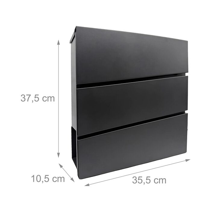 Скріпка Relaxdays з відсіком для газет