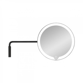 Косметичне дзеркало Blomus Modo зі світлодіодним підсвічуванням настінне чорне