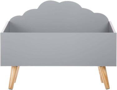 Дитяча коробка Хмара сіро-сіра - Atmosphera crateur d'intrieur L. 58 x L. 45 x H. 28 см Сірий