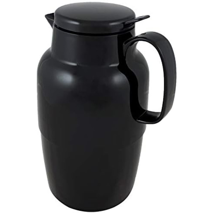 Термос Helios Mondo Push з нержавіючої сталі, 1,3 л, білий, з кнопкою відкривання