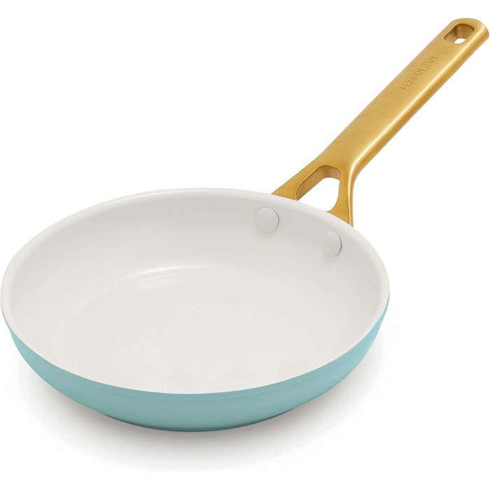 Набір сковорідок GreenPan з антипригарним покриттям, 25.4 см та 30.5 см, кераміка, нержавіюча сталь, NSF-сертифіковані, піч та посудомийна машина, моховий зелений