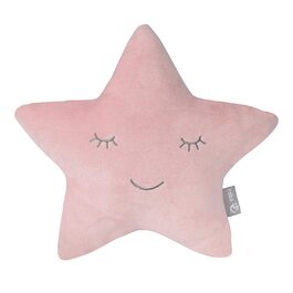 Подушка-зірка - roba Style - Пухнаста декоративна подушка для дитячої кімнати - Дівчатка та хлопчики - Рожевий/ліловий
