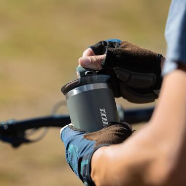 WACACO Octaroma Lungo: вакуумний термос для кави, 180 мл, сірий, з кришкою