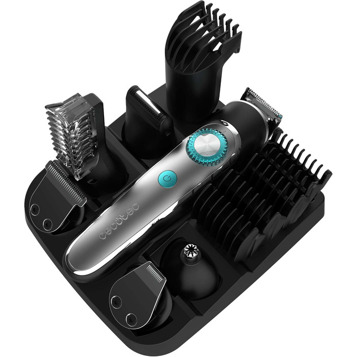 Триммер для тіла Cecotec Bartschneider PrecisionCare Multigrooming 6-в-1 з акумулятором. Насадки 3-20 мм, водонепроникність IPX7, 60 хв роботи, швидка зарядка