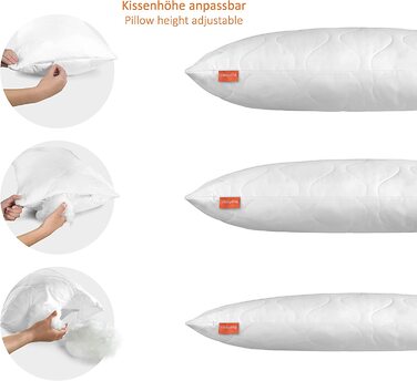 Декоративна подушка kotex прати до 60 градусів Зроблено в ЄС 15x40 см, білий, 100 bolster