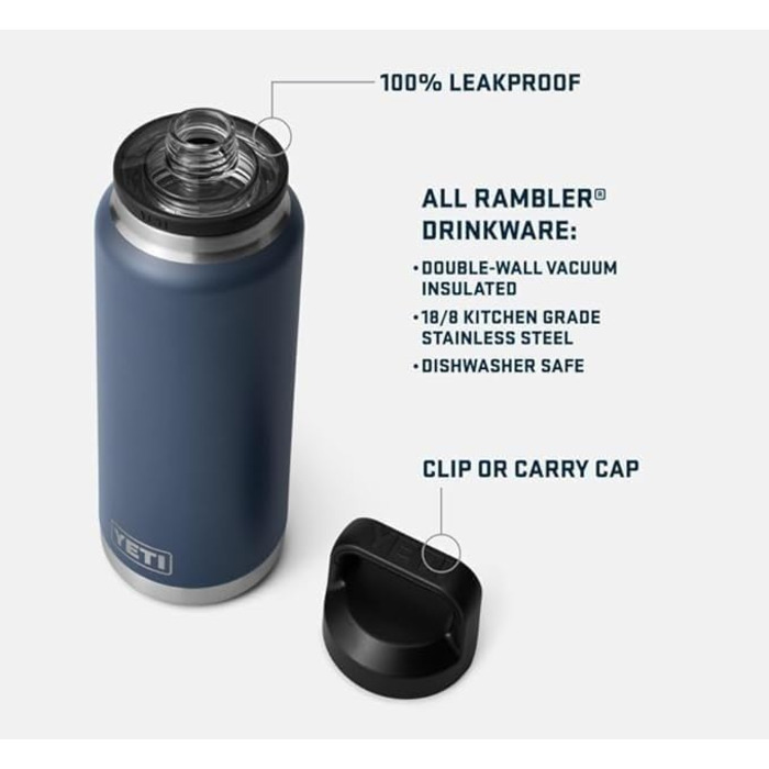 Термос YETI Rambler з кришкою Chug, 1 л (Moon Dust)