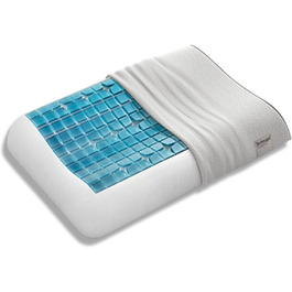 Ортопедична подушка Technogel® Anatomic для шиї – сертифікована, без шкідливих речовин, з підтримкою шиї (HWS) – ідеально для тих, хто спить на спині та боці. Розмір: 66x42x11 см, з чохлом