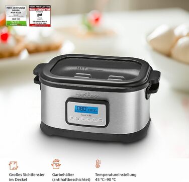 Су-від прилад ProfiCook PC-SV 1159 | WIFI | Чорний | з автоматичними програмами та LED-дисплеєм