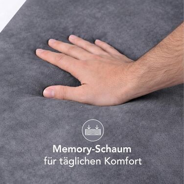 Подушка для ніг Dreamzie для розвантаження вен та підтримки ніг, гіпоалергенна та дихаюча, для дорослих, Made in EU