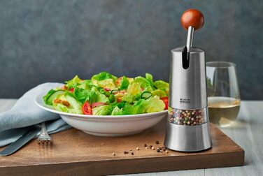 Мельниці для солі та перцю Kuhn Rikon Ratchet Grinder з регульованою керамічною жорна (нержавіюча сталь)
