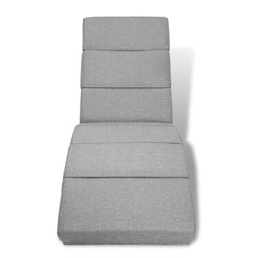 Relax Lounger Лондон сірий тканий полотно