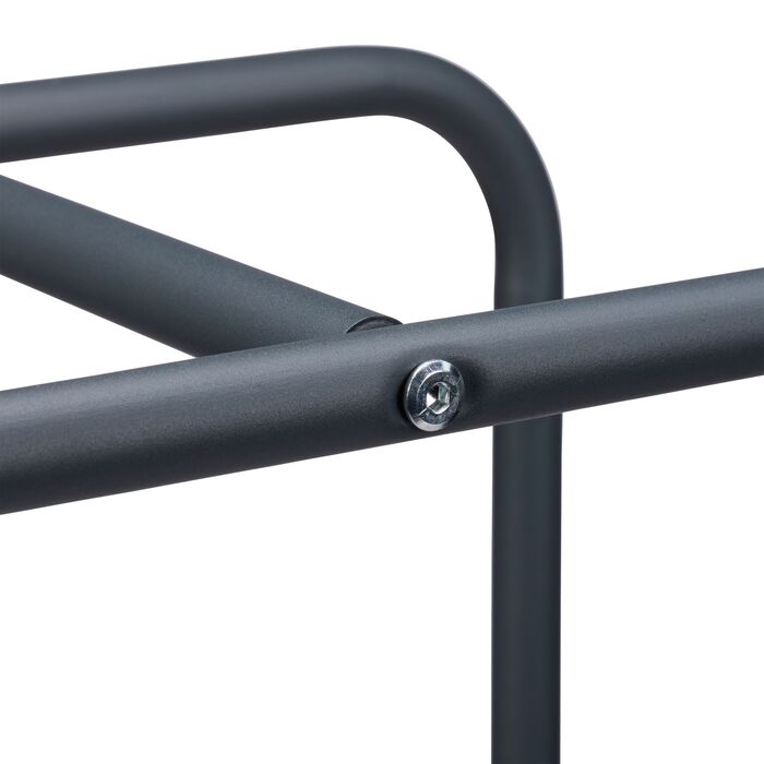 Стильна металева полиця для дров Relaxdays