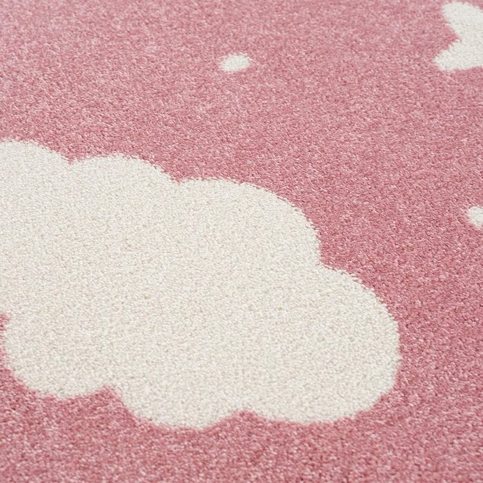 Килимок дитячий Tara Kids Dreamland Stars and Clouds Pink Cream (080x150 см, Pink-cream)