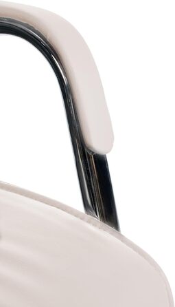 Стілець конференційний Sievert з м'якою оббивкою, екошкіра, кремовий колір - зручний стілець для переговорів та офісу