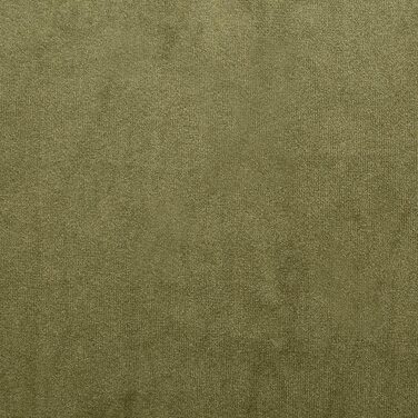 Фіранки для вілли Eurofirany оксамитові м'які оксамитові - вишукана фіранка товщиною 290 г/ м2, елегантна гладка однотонна пухнаста сучасна класична вітальня, спальня, вітальня, (10 петель, 140x250 см, оливково-зеленого кольору)