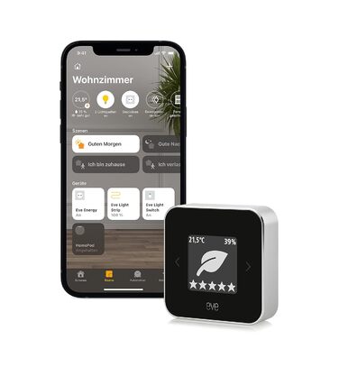 Eve Room: Монітор якості повітря та клімату для дому (Apple Home, Thread)