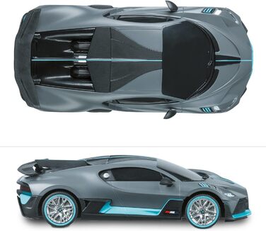 Модель автомобіля BUGATTI DIVO Mondo Motors 1:24, радіокерування, 8 км/год, сірий, іграшка для дітей