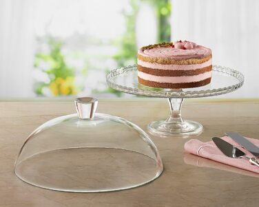 Підставка для капкейків та мафінів з кришкою-куполом, сервірувальний посуд