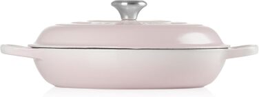 Le Creuset Signature Чавунний горщик Gourmet, Ø 30 см, 3,5 л, для всіх плит (включно з індукцією), Рожевий Shell, 21180307774430