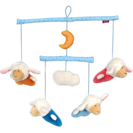 Мобільні іграшки для дітей з травами для дівчаток і хлопчиків, дитячі іграшки, рекомендовані з народження, різнокольорові, 26x32 см (різнокольорові/овечі), 49421