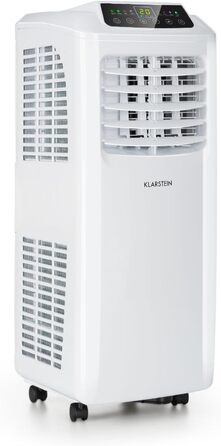 Мобільний кондиціонер Klarstein 3-в-1 з вентиляцією, осушувачем, нічним режимом та керуванням через додаток, 7000 BTU, для квартири й офісу