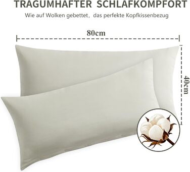 Комплект постільної білизни RUIKASI з бавовни 4 частини - сірий, двоколірний, з замком, 2 шт. (40x80, антрацит, світло-сірий)