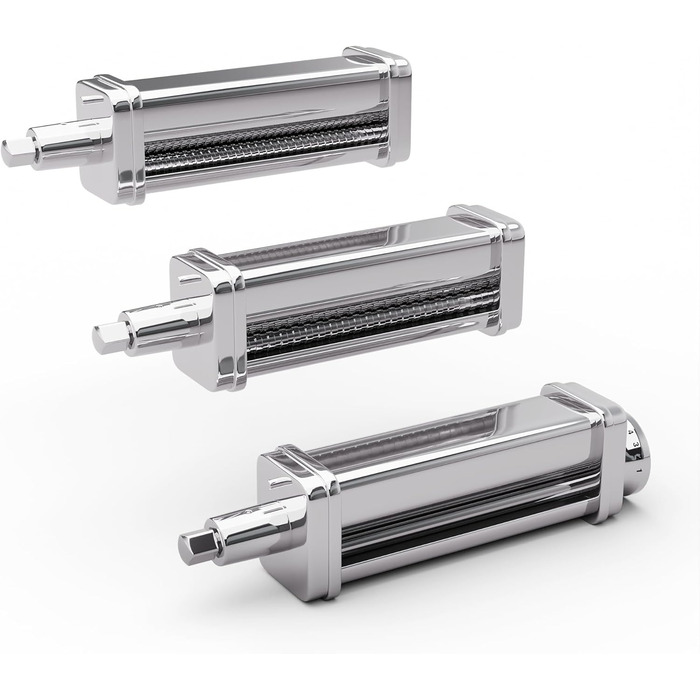 Кухонна машина Klarstein Chiara 1600W з чашею 5л з нержавіючої сталі, 12 швидкостей, LCD-дисплеєм, тиха робота (≤72 dB), набір для випічки, корпус з алюмінію, сірий колір