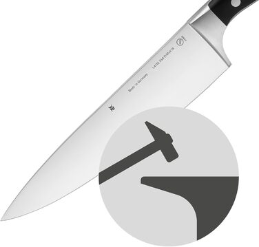 Набір ножів WMF Spitzenklasse Plus з підставкою, 5 предметів, Made in Germany, з бамбуковою підставкою та кухонними ножицями