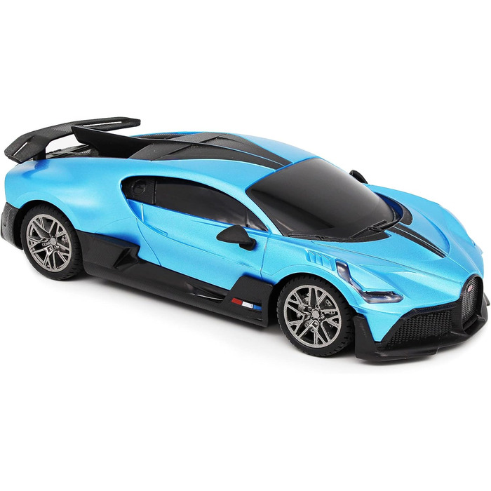 Модель автомобіля Bugatti Divo синього кольору 1:24 CMJ, радіокерування 2.4 GHz, офіційна ліцензія