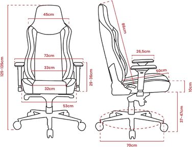 Ігровий та офісний крісло Arozzi Torretta Premium з SoftFabric™, 3D підлокітники, висока спинка, регульована решітка, 2 подушки (Коричневий)