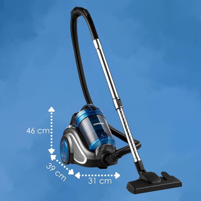 Пилголом Steinborg без мішка HEPA фільтр 2в1: для підлоги, щілини, м'яких меблів, 7м, 7м, 360° гнучкий шланг