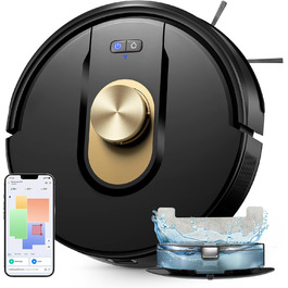 Робот-пилосос Vexilar 3-в-1 з вологою, 4000Pa, безщітковий двигун, 120 хв, для тварин, твердих поверхонь та килимів (W9)