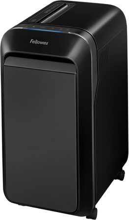 Fellowes знищувач паперу High Security (P5), офісний, Powershred LX221, Microcut, 30 л кошик, 100% без залишків, Safesense, 2000 частинок/арк (2x12 мм), 20 арк