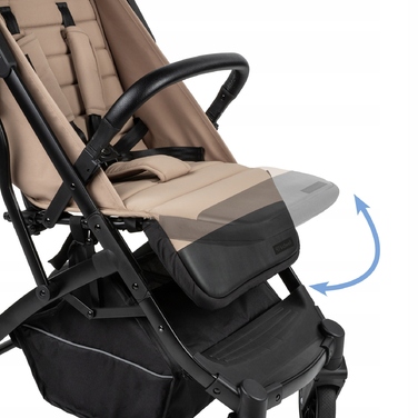 Компактна прогулянкова коляска Kidwell Colmer UP, бежева, легка, складана та маневрена