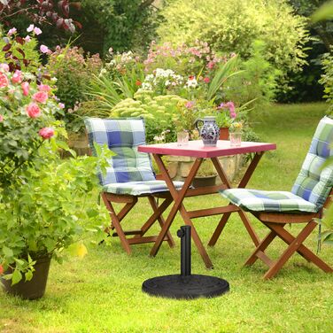 Підставка для парасольки Relaxdays чорного кольору