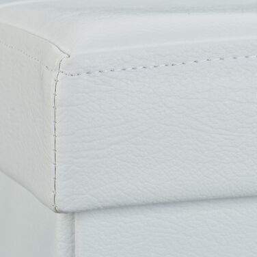 Лавка Relaxdays з місцем для зберігання, штучна шкіра