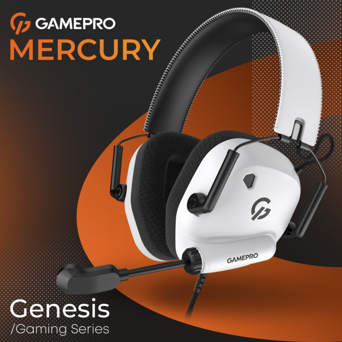 Дротова гарнітура Gamepro Genesis Mercury (HS120W)