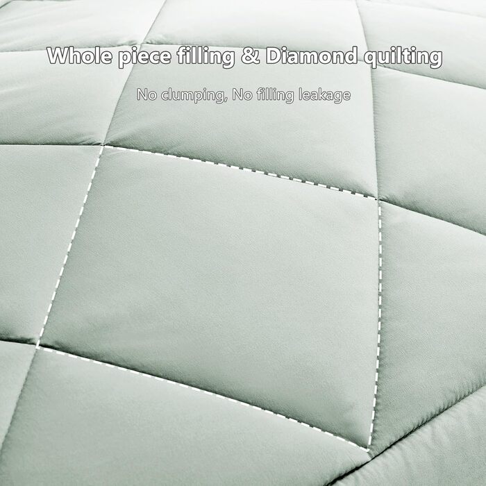 Ковдра CozyLux 200x200 см для всіх сезонів, ковдра з мікрофібри 300gsm, біла, 200x200 см, дихаюча, для сну