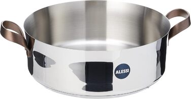 Каструля Alessi Edo з нержавіючої сталі, 5 л, з двома ручками, коричнева
