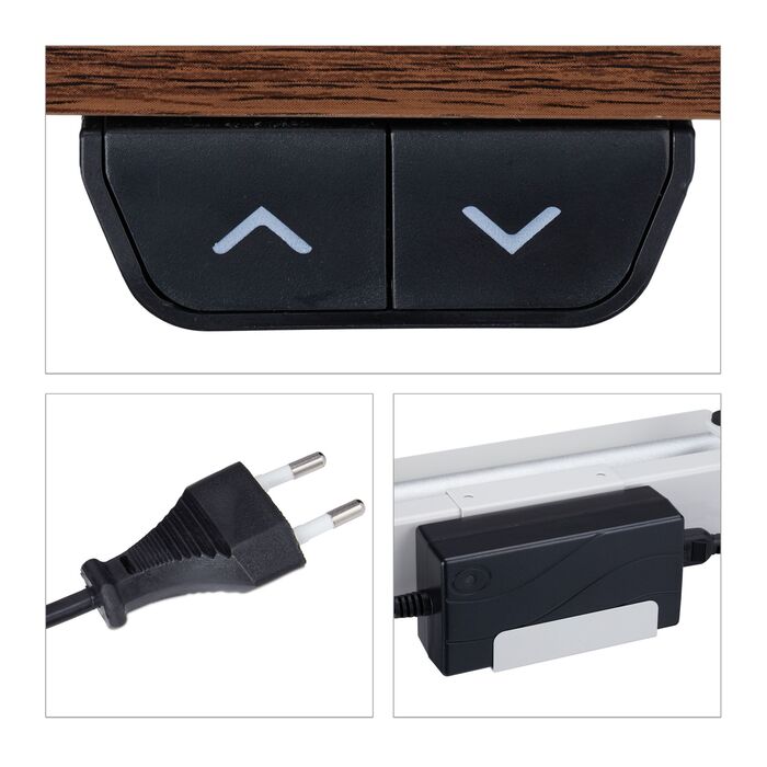 Регульована по висоті стільниця Relaxdays