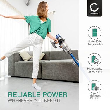 Акумулятор CELLONIC для Dyson V8/Absolute/Animal/Fluffy, SV10/SV25, 3000mAh (Dyson 215681, 967834-02)