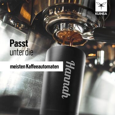 Термокружка з гравіюванням, 350 мл, чорна, з персоналізацією, 100% без витоку