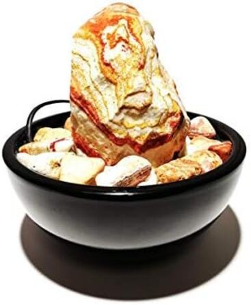 Настільний фонтанчик Zimmerbrunnen RS-01 з натурального пісковику (білий)