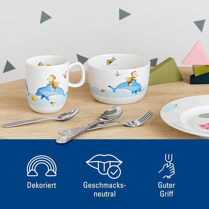Набір дитячого посуду Villeroy & Boch Happy As A Bear (4 предмети)