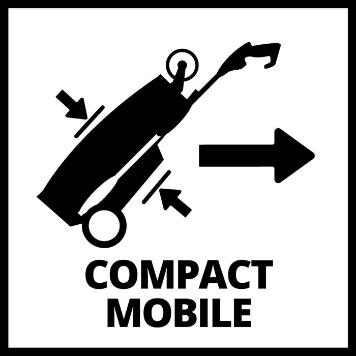 Мийка високого тиску Einhell TC-HP 130 (1500 Вт, 130 бар, модульна система Quick-Couple, шланг, пістолет, ланц, насадки, щітка, контейнер для миючого засобу)