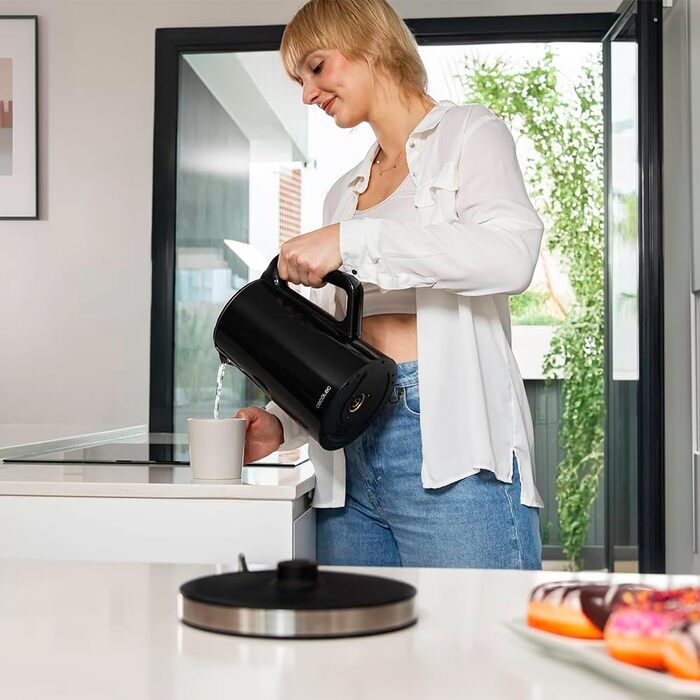Електричний чайник Cecotec Thermosense 800 Neo: 1,7л, 2200W, регулювання температури, сталь, Keep Warm