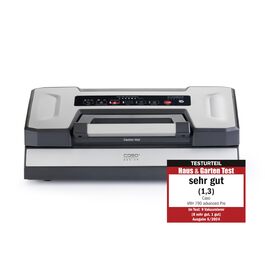 Вакууматор CASO VRH 790 advanced Pro з функцією CASOTEK Liquid, подвійним швом та набором пакетів, професійний вакуумний пакувальник