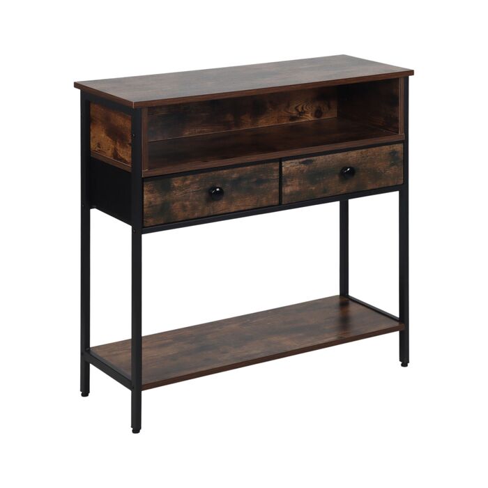 Столик-консоль Relaxdays з висувними ящиками