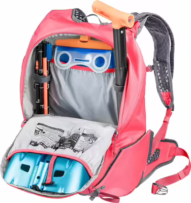 Жіночий легкий рюкзак для лижних турів deuter Updays 24 SL, рубін-хібіскус, 24 л