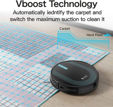 Робот-пилосос Proscenic 850T 2-в-1: потужний, для тварин, з навігацією, керування Siri/Alexa/Google Home